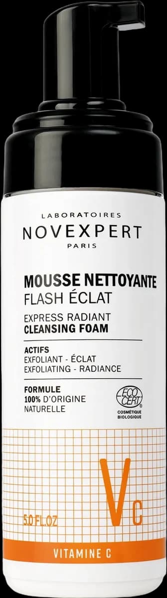 Mousse nettoyante flash éclat Vitamine C 150 ml